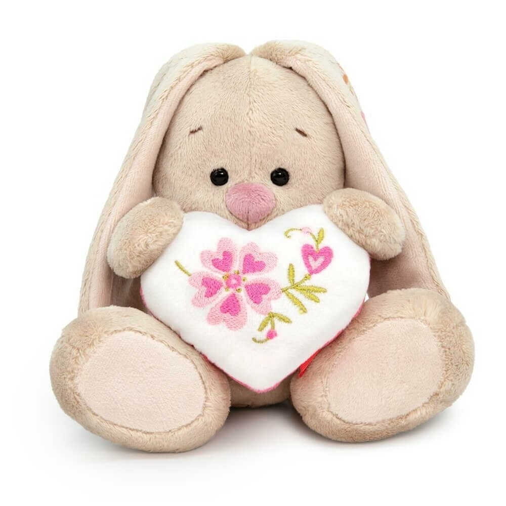 Зайка Ми Нежное сердечко (малыш) 15см.