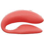 Сенсорный вибромассажер для пар We-Vibe Chorus Crave Coral (Цвет: красный)