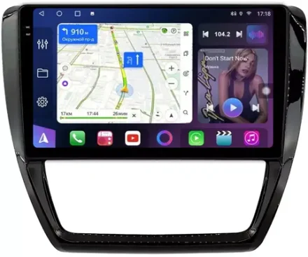 Магнитола Volkswagen Jetta 6 2011-2018 - FarCar 3076M монитор 10.36" 2K QLED на Android 13, ТОП процессор, CarPlay, 4G SIM-слот