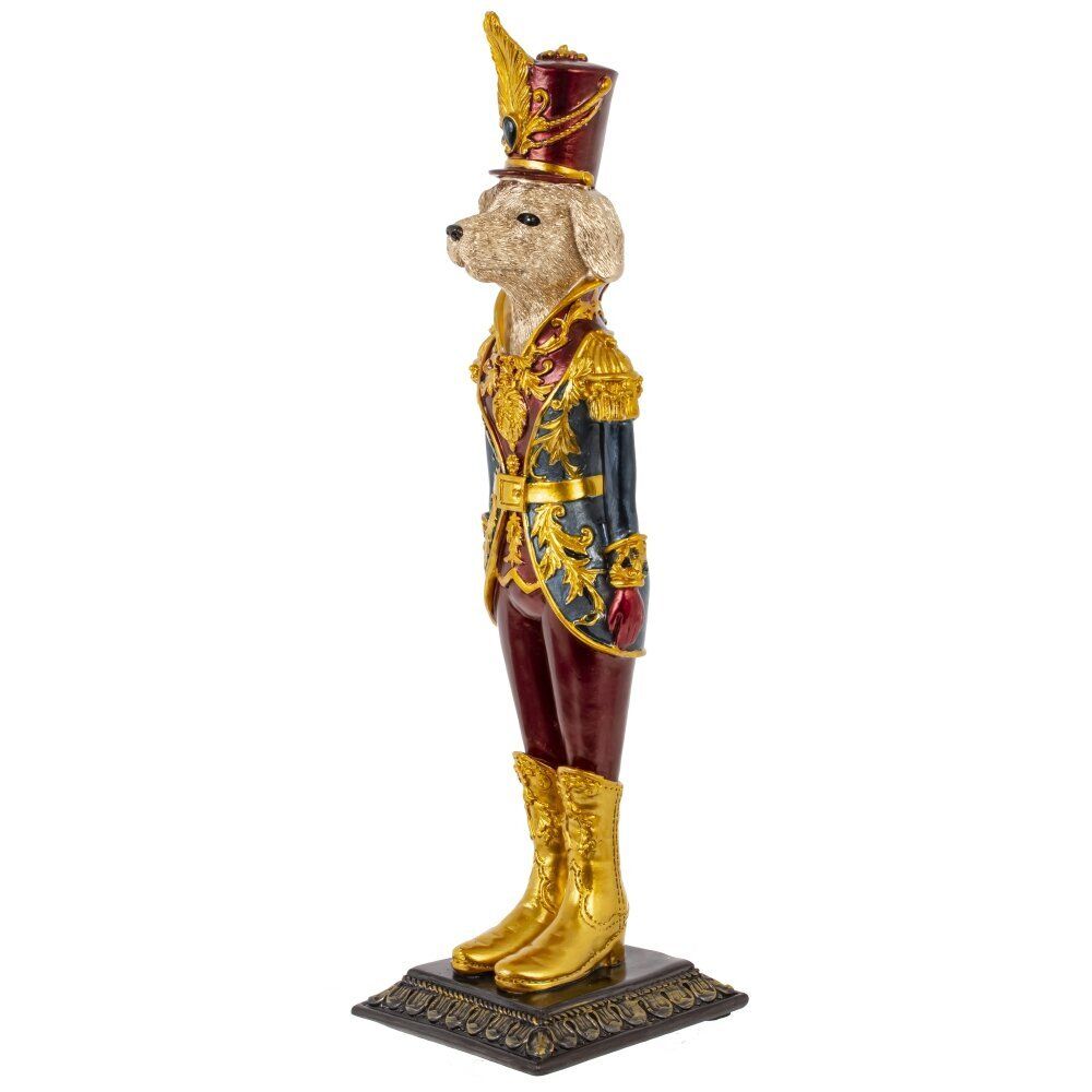 GAEM Фигурка декоративная "Солдатик-собака", L9 W9 H32 см