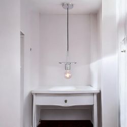 Подвесной светильник RH Utilitaire Disk Shade Pendant Silver