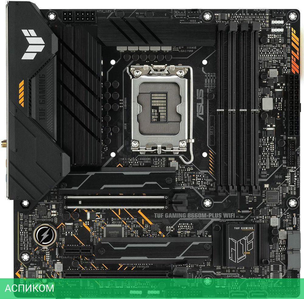 Материнская плата ASUS TUF Gaming B660M-Plus WiFi (90MB1AZ0-M0EAY0)