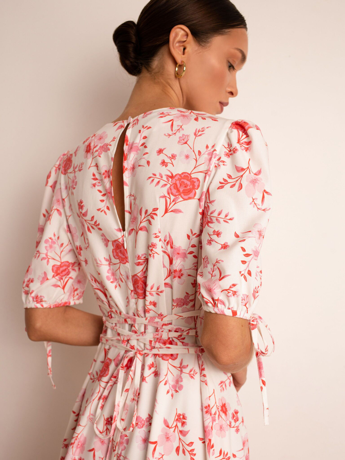 Платье "Мэган" (42 / Белый / Вискоза 100% )