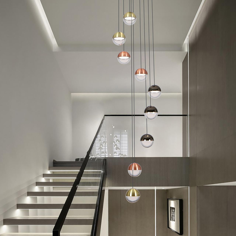 Подвесной светодиодный светильник Favourite Luna 4371-9P