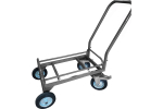 Тележка для дворника четырехколесная с тормозом (без корыта)
