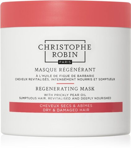 Christophe Robin Regenerating Mask with Prickly Pear Oil - восстанавливающая маска для сухих, поврежденных и химически обработанных волос /   250  ml  / GTIN 5056379590524
