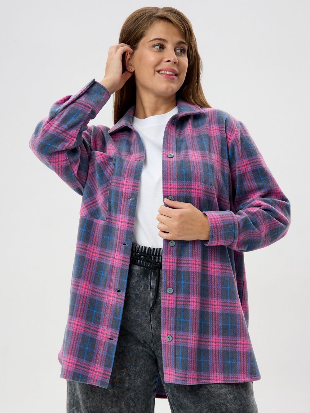 Рубашка Мускат-1 Виотекс СЕРЫЙ