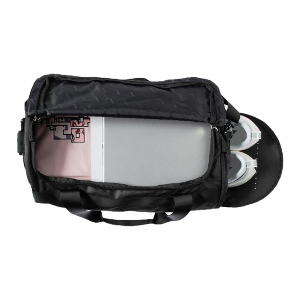 Li Ning Training Series Polyester Travel Bag, Handbag, Shoulder Bag, Crossbody Bag, Gym Bag Regular Unisex Pure Black