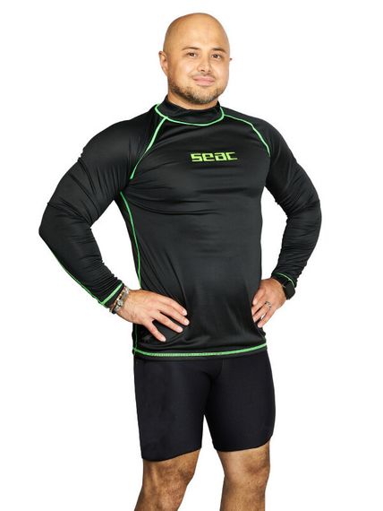 Рашгард Seac T-Sun long man черный
