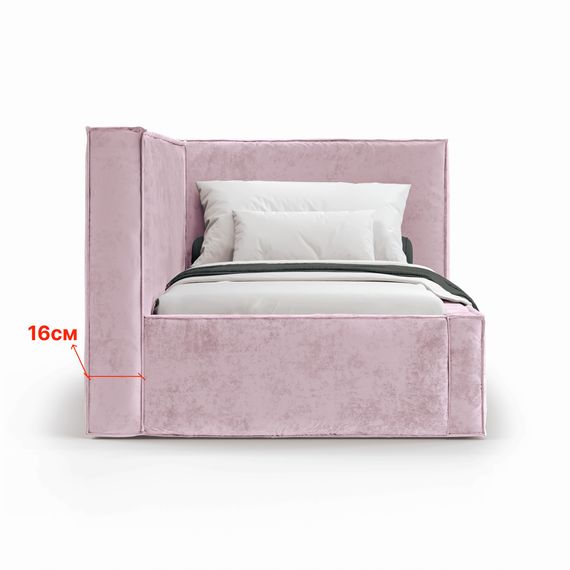 Кровать Bever ПРАВАЯ 140 с ортопедическим основанием без ПМ - Nebby 325