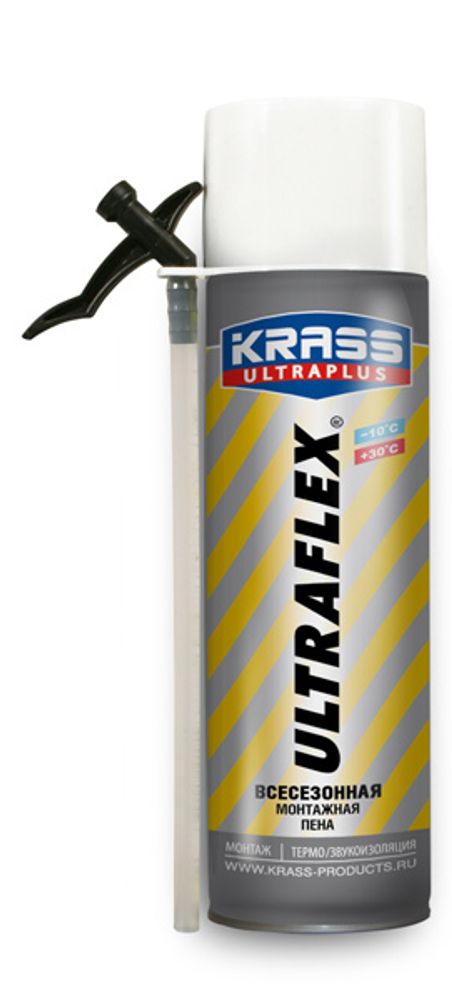 Пена монтажная Krass ultraflex всесезонная 0,5л