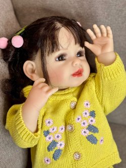 Кукла Реборн виниловая 55см в пакете (FA-308)