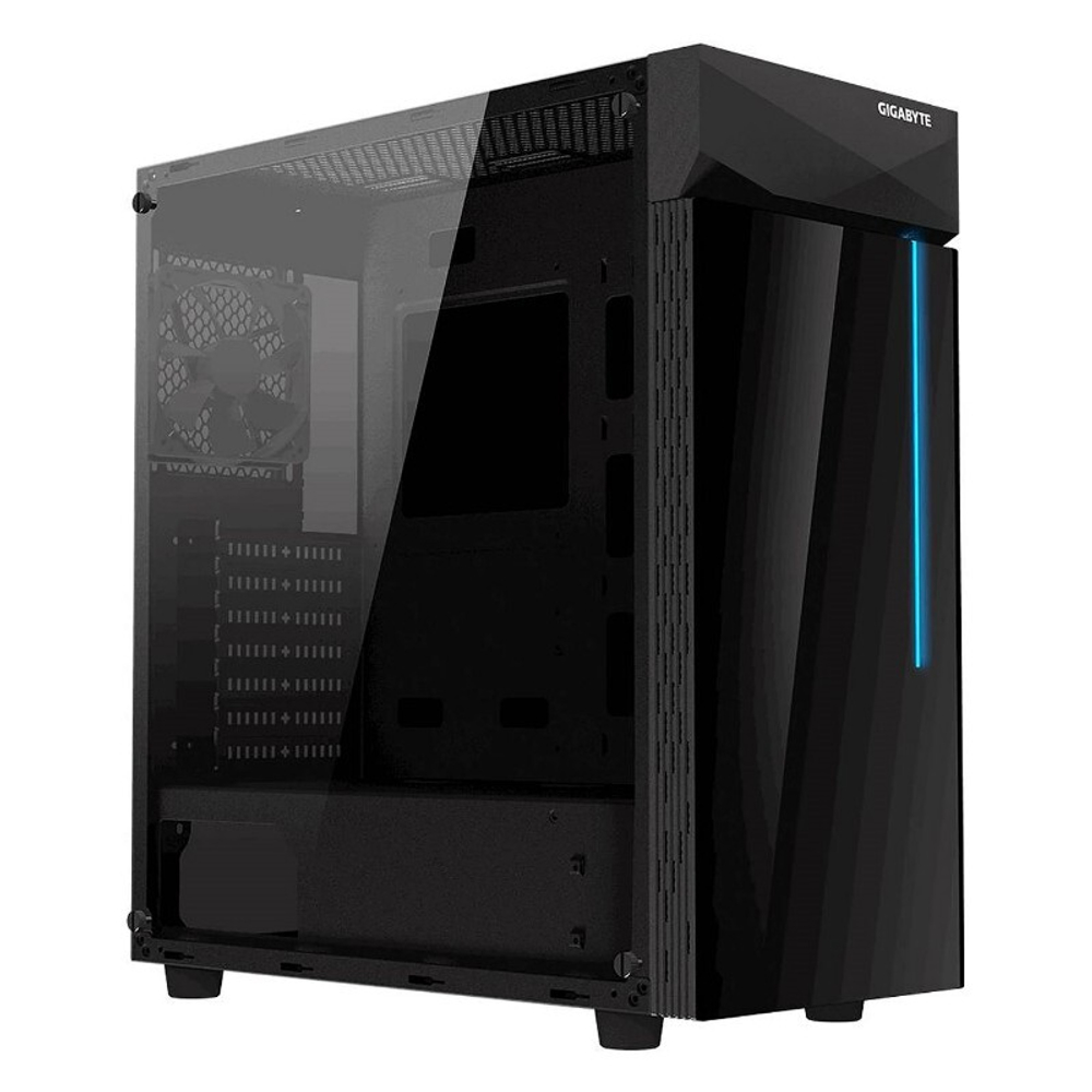 Корпус Gigabyte C200 Glass MidTower, ATX, Black