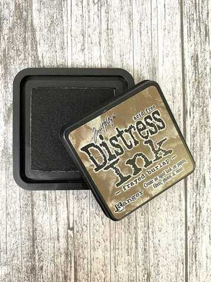Distress Ink Pad. Frayed Burlap