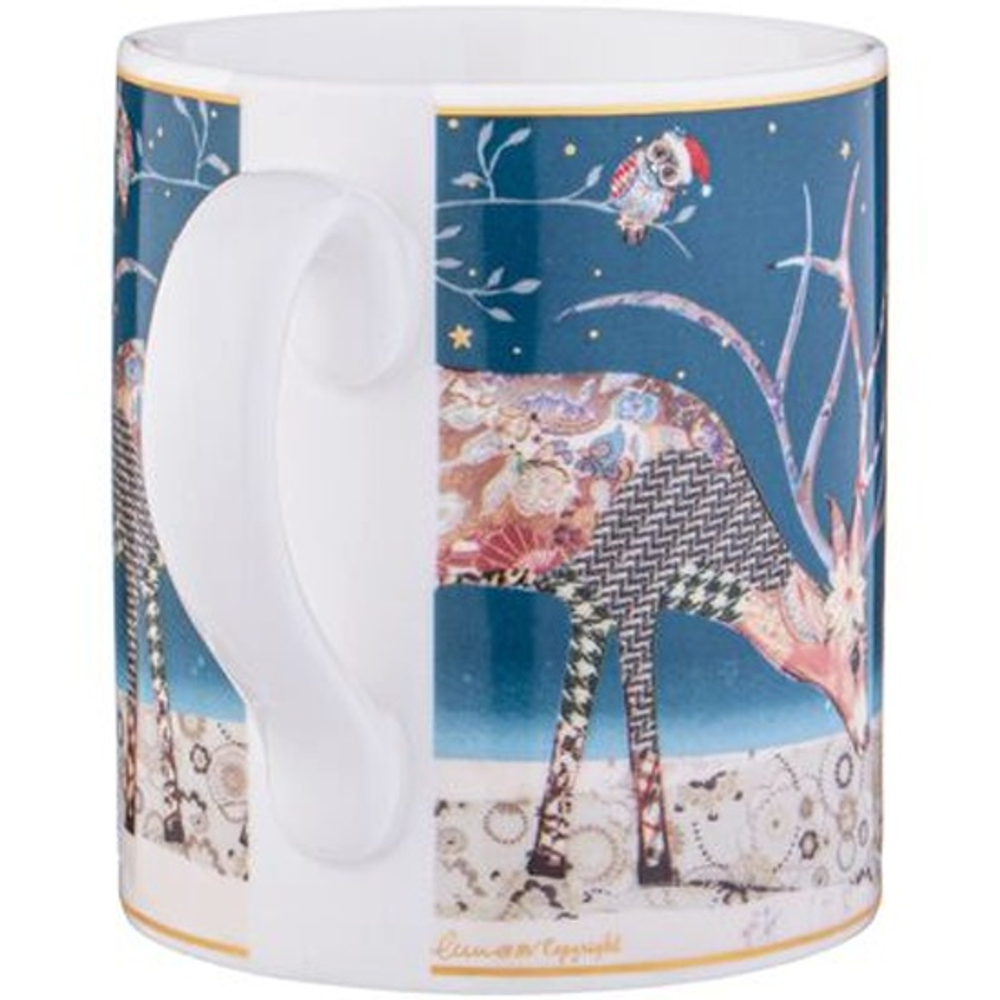 Набор кружек Lefard Christmas 4шт 230мл Пэчворк, фарфор