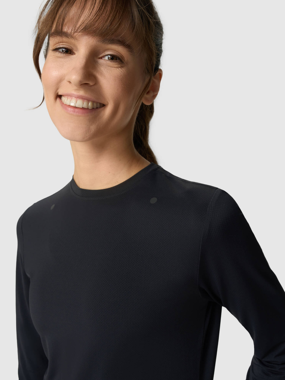 Лонгслив женский Лето чёрный