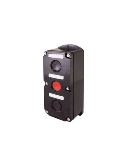 Пост кнопочный ПКЕ 212-3 У3, красная и две черные кнопки, IP40 TDM