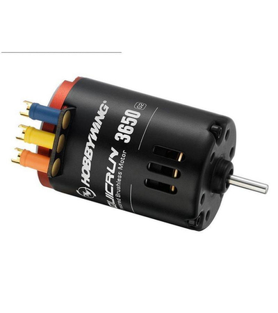 Бесколлекторный сенсорный мотор Hobbywing QUICRUN-3650SD-21.5T-BLACK-G2 (1800KV, 3,17/15мм, 1/10)