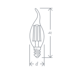 Лампа Navigator 61 341 NLL-F-FC35-4-230-4K-E14