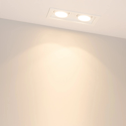 Светильник MS-VORTEX-BUILT-S170x90-2x12W Warm3000 (WH-WH, 20 deg, 230V) (Arlight, IP20 Металл, 5 лет) 057760