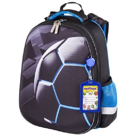 Ранец Юнландия Extra Soccer ball 38х29х18см, 2 отд., анатомической спинкой, 19л.