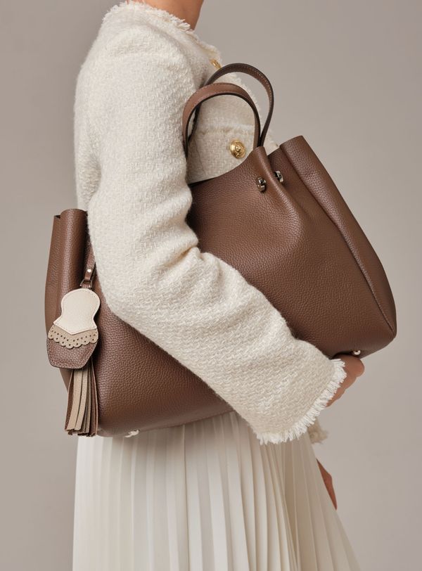 Кожаная сумка Vasilisa DBR 31210 коричневый какао