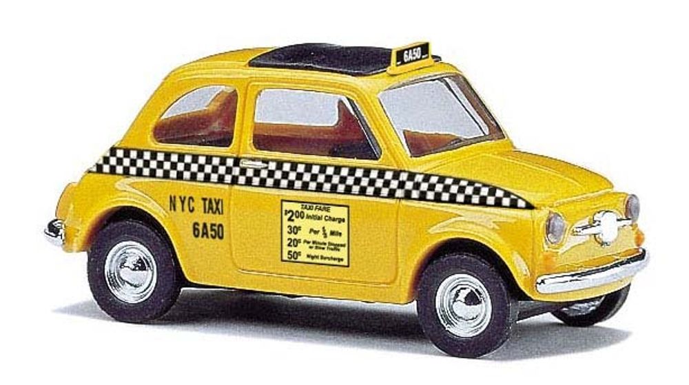 Автомобиль Fiat 500, US-Taxi (H0, 1:87)