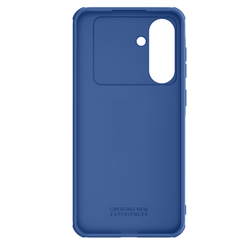 Чехол синего цвета с защитной шторкой для камеры от Nillkin на Samsung Galaxy A56 5G, серия CamShield Pro Case