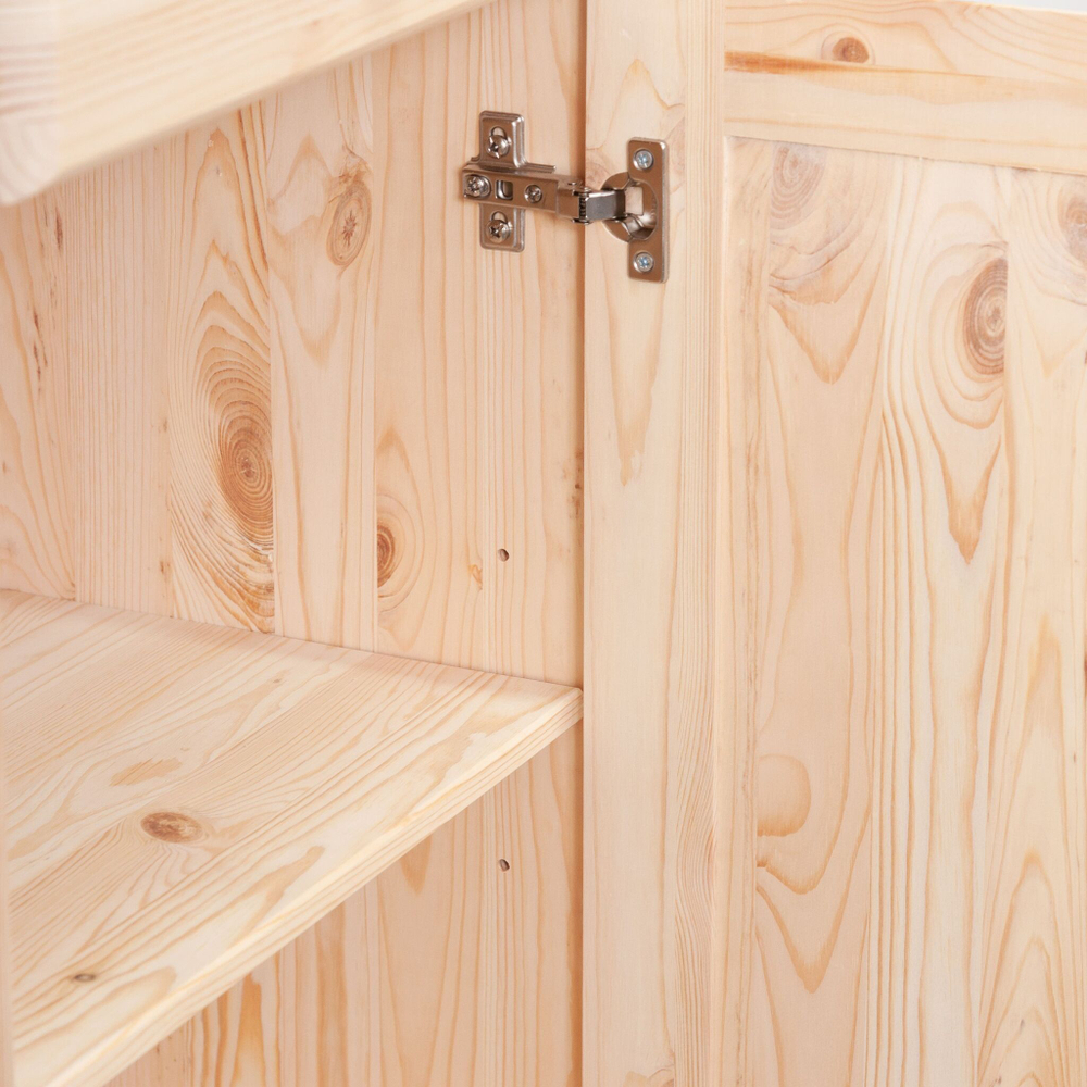 Тумба Лена однодверная из сосны, в лаке