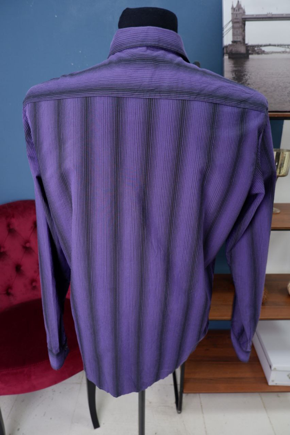 Рубашка C-Brand в полоску 48 размер