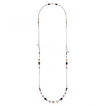 Колье-трансформер 4-in-1 сотуар Coeur de Lion Rosegold-Silver 5008/10-1631