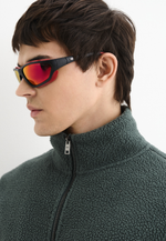 Спортивные очки GOG Mese / Matt Black-Red / Polarized Red Lens