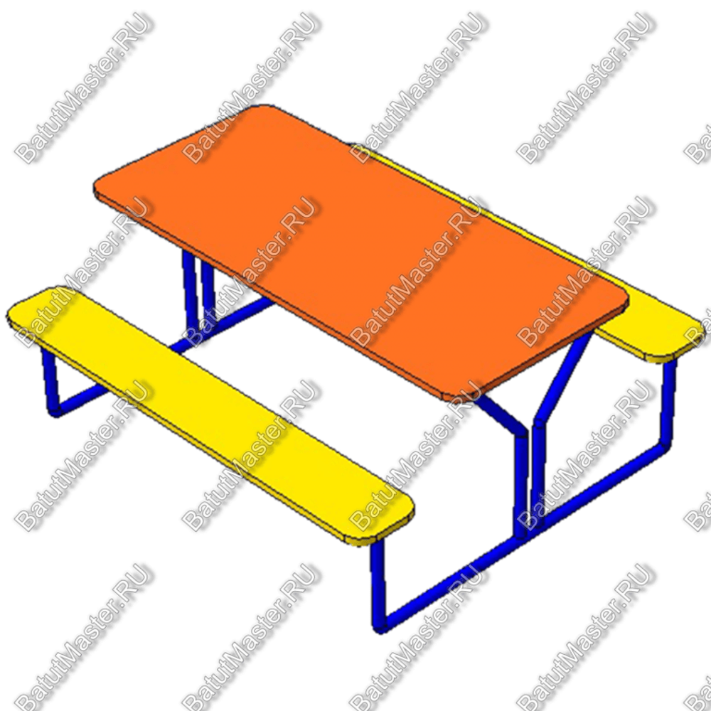 СТОЛ СО СКАМЕЙКАМИ МАФ-17.5.025