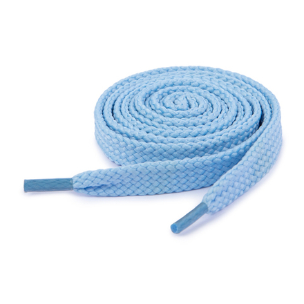 Шнурки для обуви, т.5, цв.голубой, 100% полиэфир, 1 пара