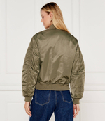 Куртка бомбер Guess Jeans - хаки(W4YL01 WG932)