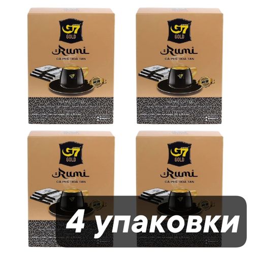 Растворимый кофе 3 в 1 Trung Nguyen G7 Rumi 14 пак x 4 уп