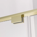 Душевая дверь Veconi Premium Alassio G AL-120-00-G-C4 120 стекло прозрачное осветленное/профиль брашированное золото