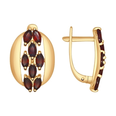 Серьги Au 585 (724679)