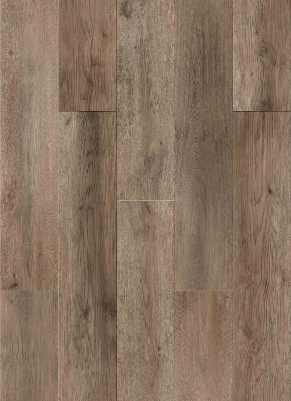 Каменный SPC ламинат AlixFloor City Line Дуб вельвет коричневый