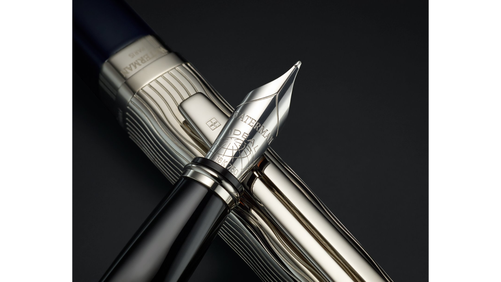 Перьевая ручка Waterman Exception22 SE deluxe цвет: Blue CT, перо: F, в подарочной упаковке