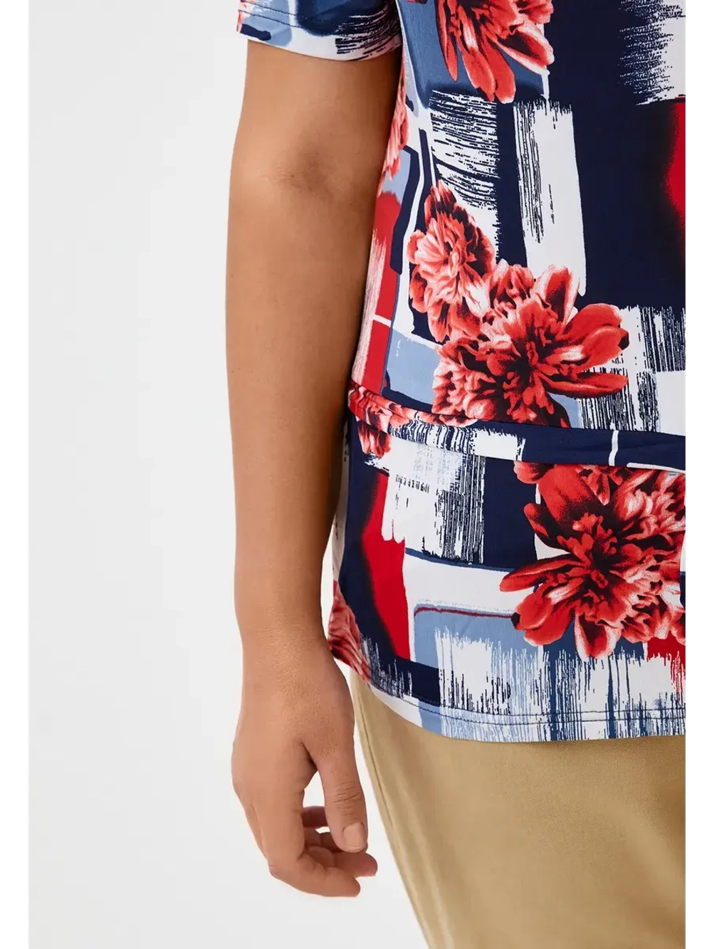 Блузка с коротким рукавом