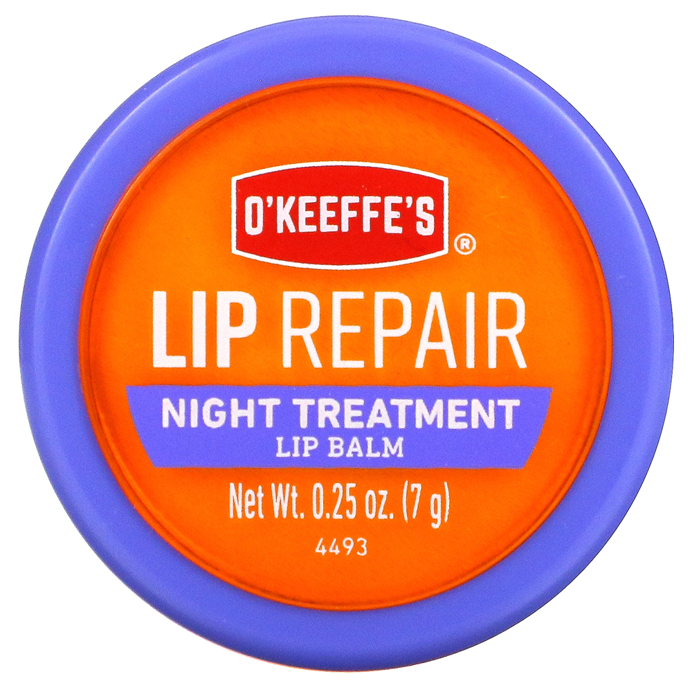 O'Keeffe's, Lip Repair, ночной уход, бальзам для губ, 7 г (0,25 унции)