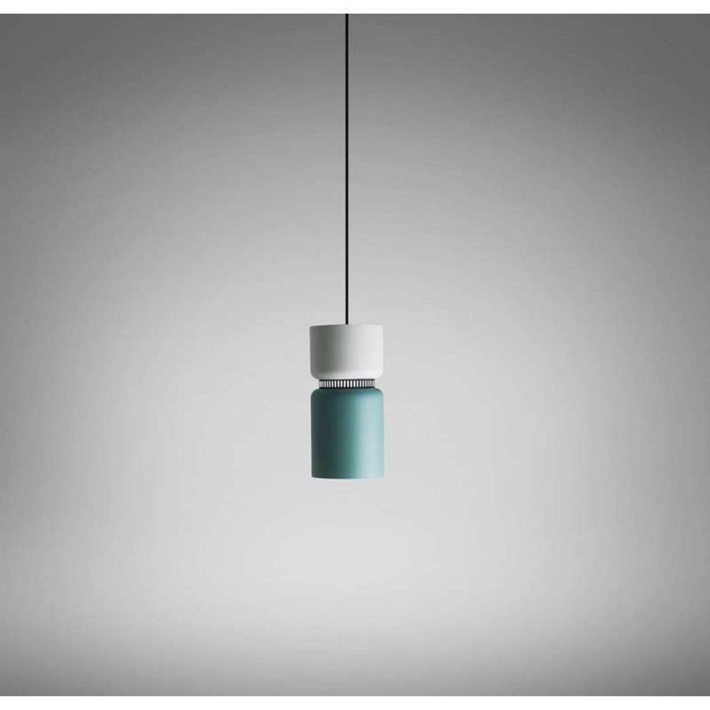 Pendant design lamp  ASPEN S17 by B.Lux (Grey+Orange)