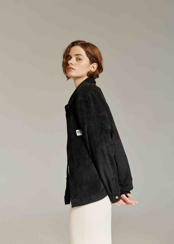 Куртка Corduroy work Угольно-черная - фото 8