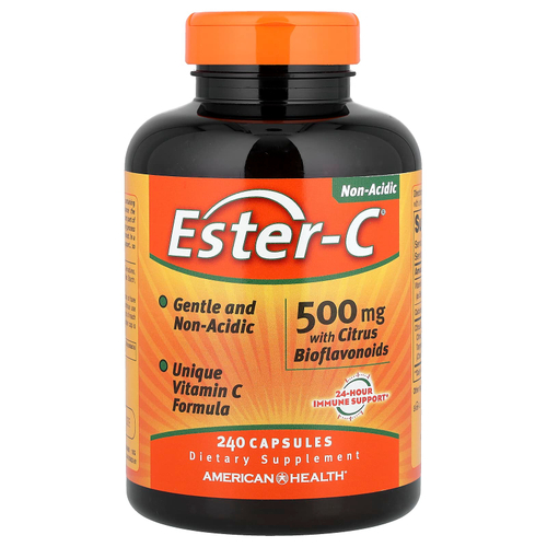 American Health, Ester-C® с цитрусовыми биофлавоноидами, 240 капсул