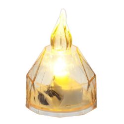 GAEM Изделие декоративное "Свеча" (подсветка, 3xLR41) (блок микс 24шт), D 3.5 см, L3,5 W3,5 H5 см, 3в.