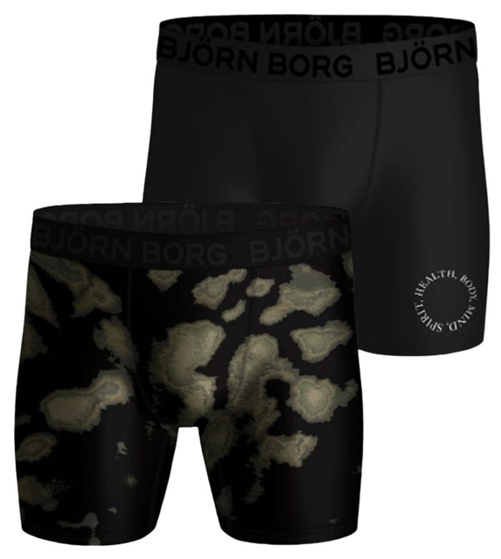 Мужские спортивные боксеры Björn Borg Sports 2P - разноцветный