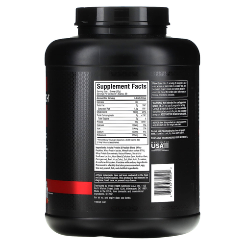 MuscleTech, Nitro-Tech® 100% Whey Gold, со вкусом клубничного печенья, 2,28 кг (5,03 фунта)