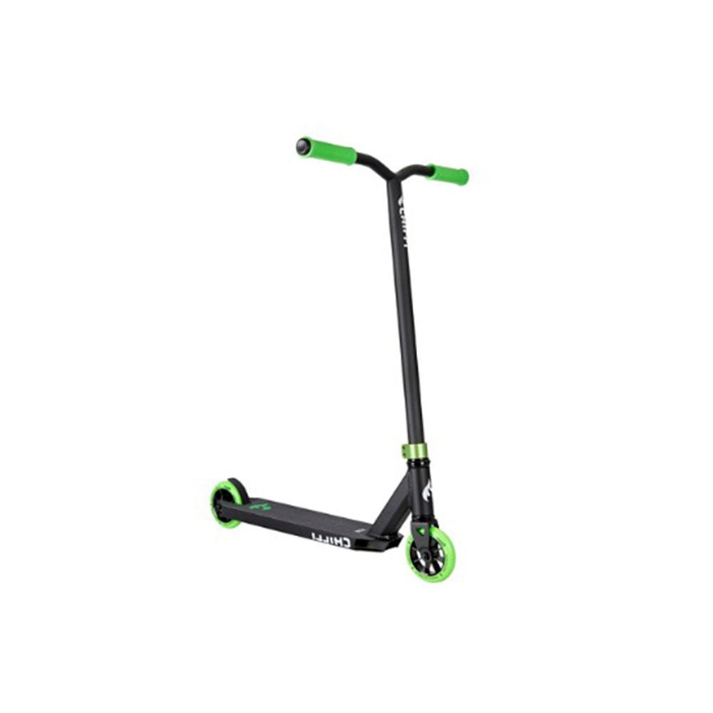 Самокат Chilli 2021 Pro Scooter Base Black/Green (б/р)