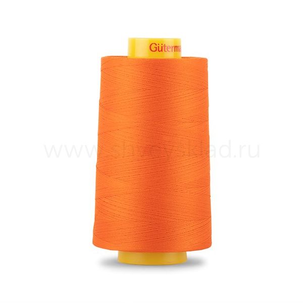 Нитка Gutermann Mara 120 (5000 метров), 1 боб., универсальная | 351 оранжевый